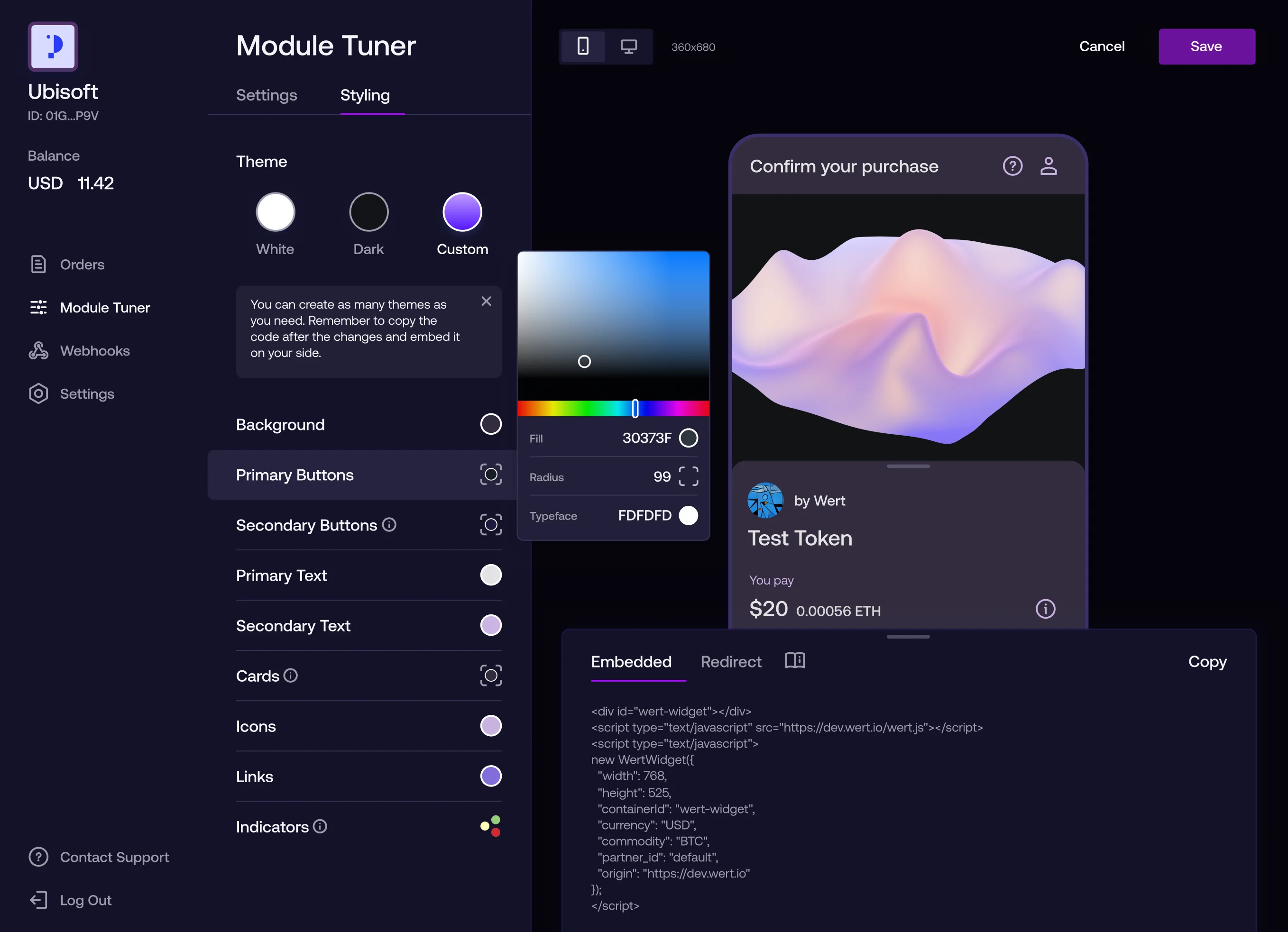 Wert partner dashboard
